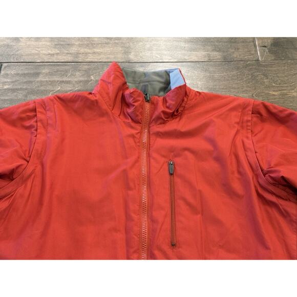 Vintage Nike ACG Womens Red Gray Reversible Full Zip 2 in 1 Jacket Size M 8-10 - Picture 4 of 11